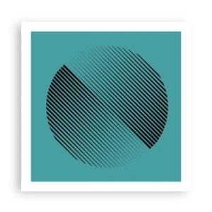 Affiche - Poster - Cercle – une variation géométrique - 60x60 cm
