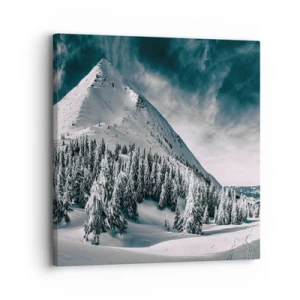 Impression sur toile - Image sur toile - Le pays de la neige et de la glace - 30x30 cm