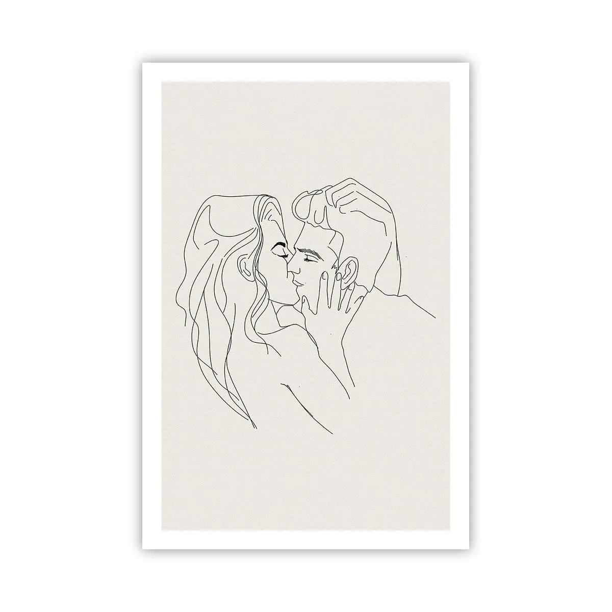 Affiche - Poster - Enlacé de sentiment - 61x91 cm