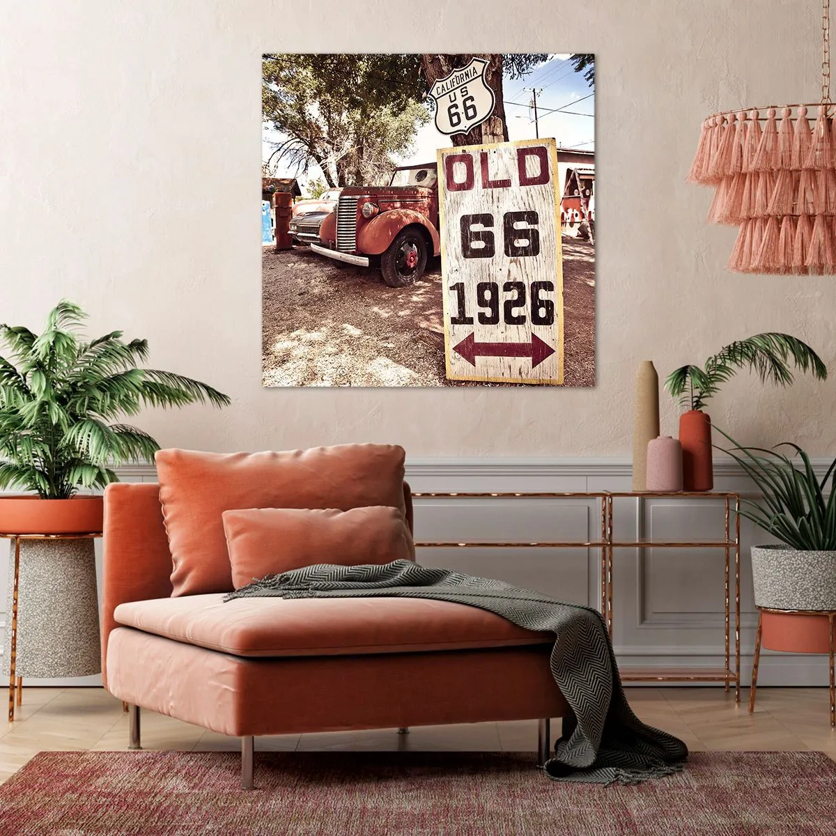 Impression sur toile - Image sur toile - La légende de la province américaine - 70x70 cm