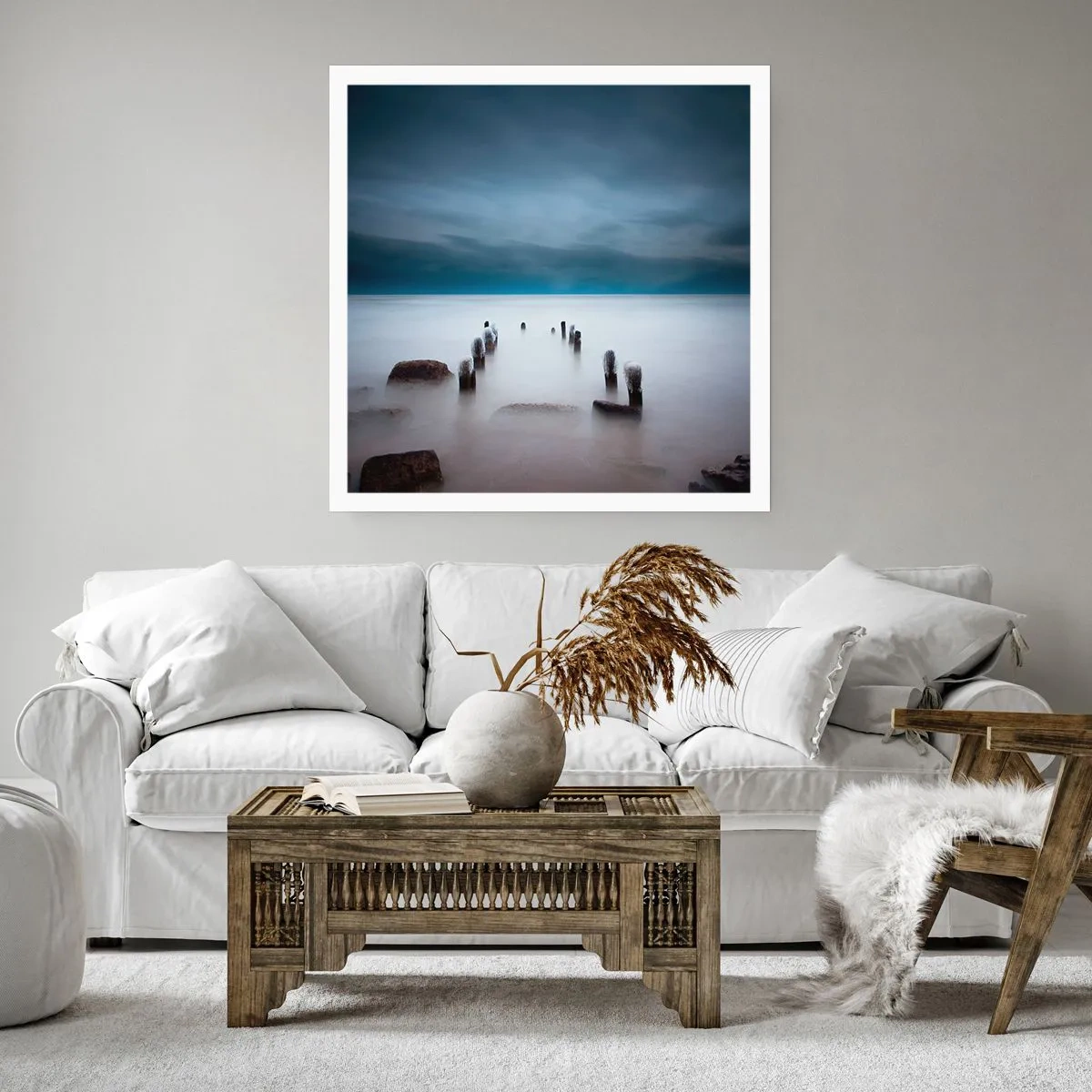 Affiche - Poster - Lac pensif - 30x30 cm