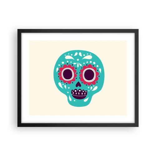 Affiche dans un cadre noir - Poster - La vie – du plaisir jusqu'à la mort - 50x40 cm