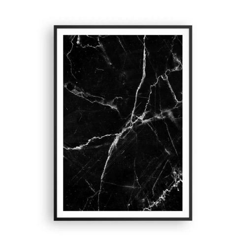 Affiche dans un cadre noir - Poster - La vie secrète de la pierre - 70x100 cm