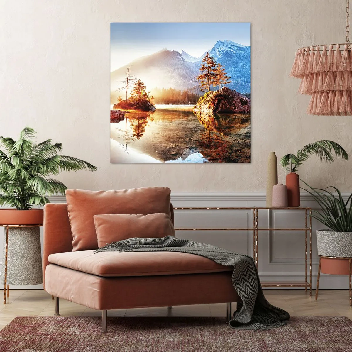 Impression sur toile - Image sur toile - La nature sous un nouveau jour - 60x60 cm