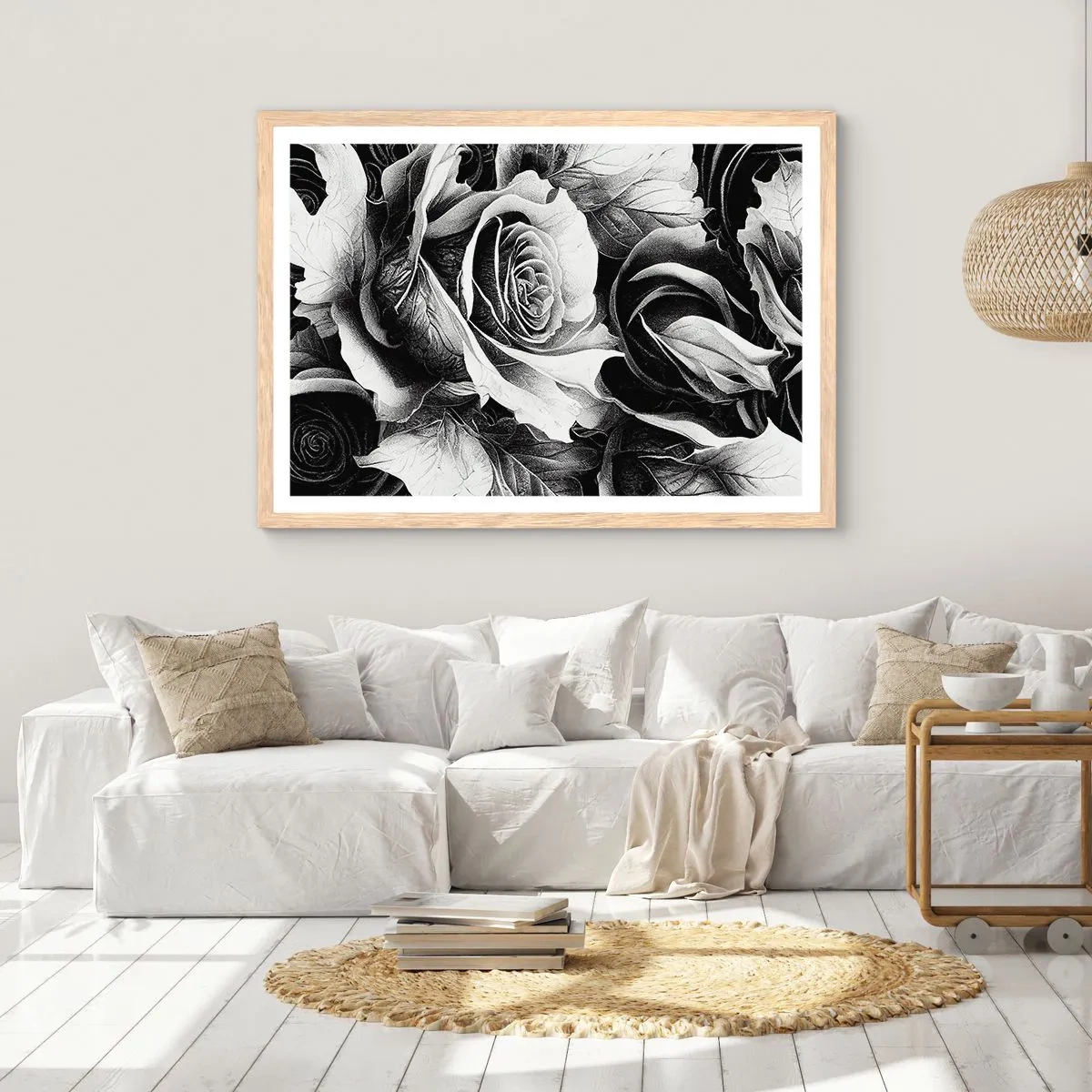 Affiche dans un chêne clair - Poster - Toujours une reine - 91x61 cm