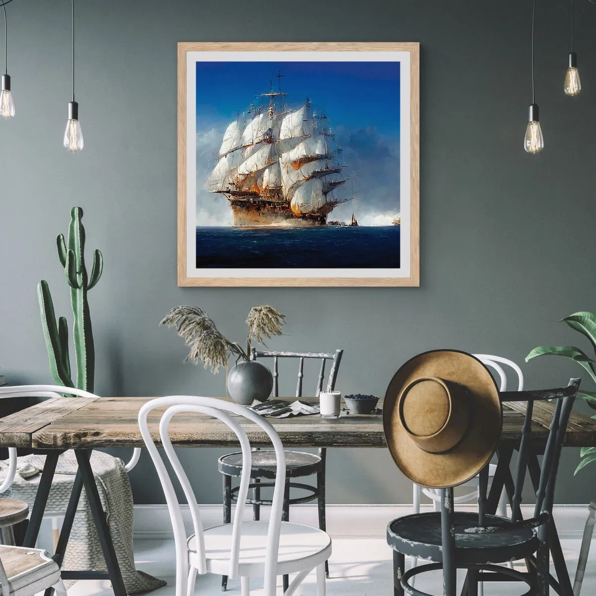 Affiche dans un chêne clair - Poster - La grande gloire ! - 60x60 cm