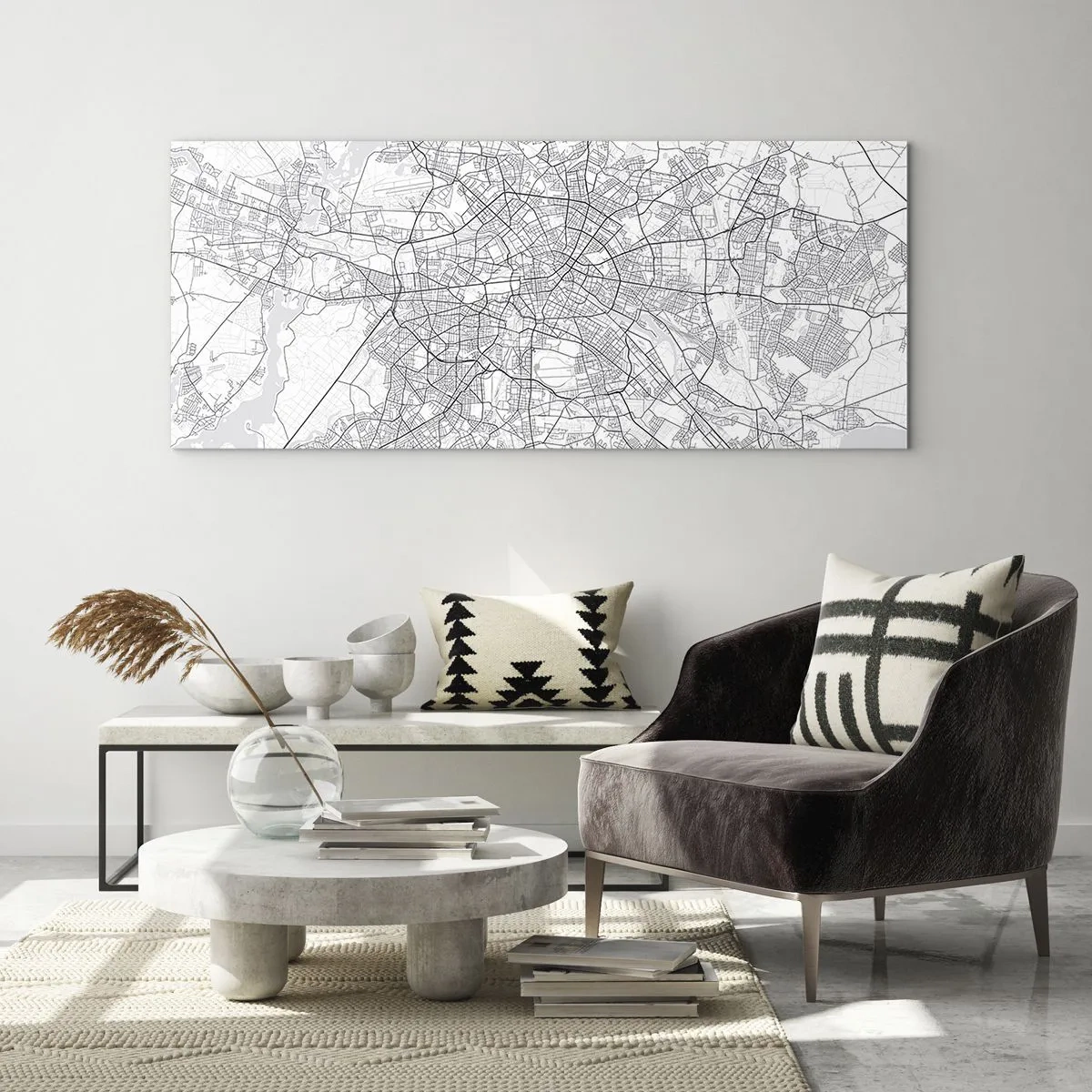 Impression sur verre - Image sur verre - Fleur de Berlin - 100x40 cm