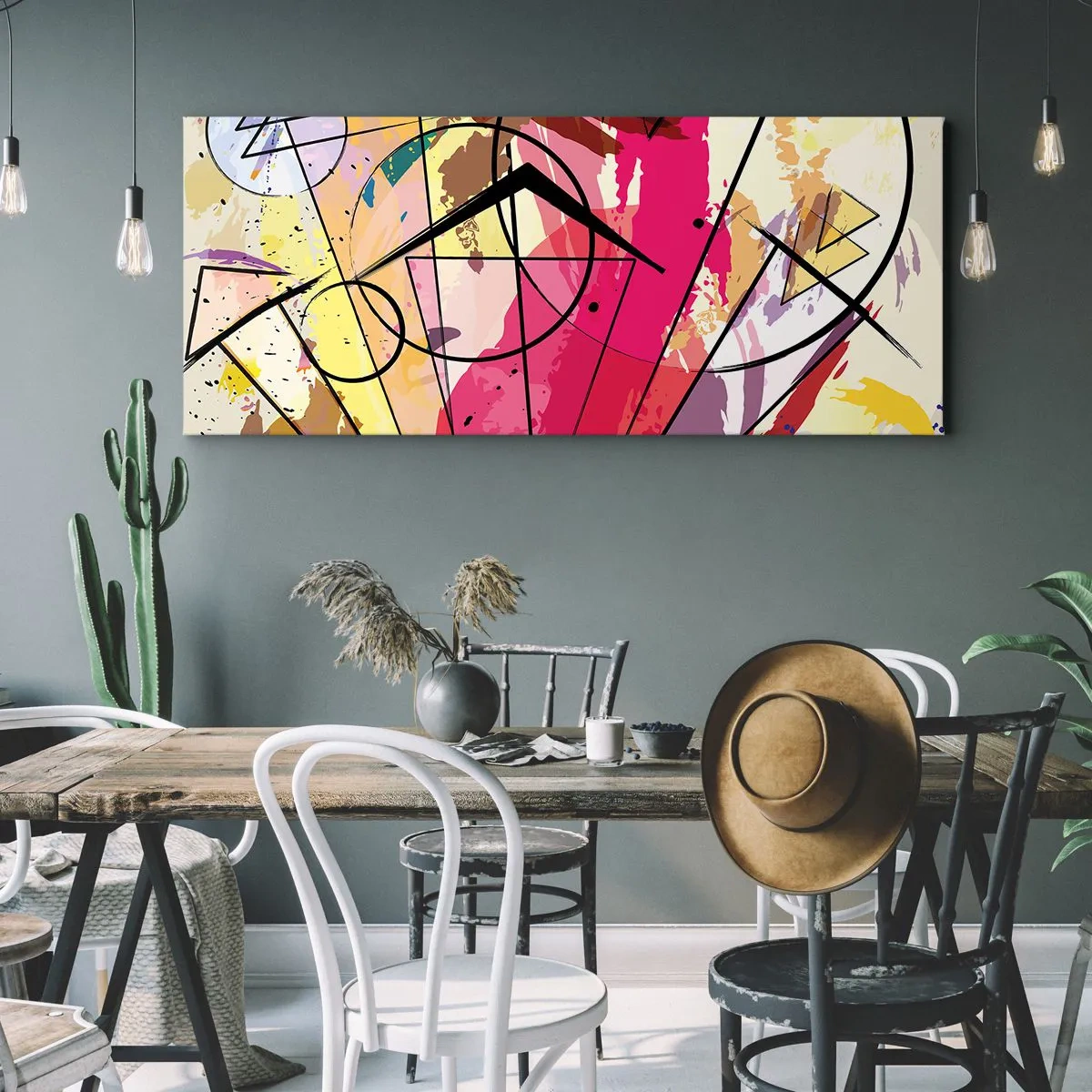 Impression sur toile - Image sur toile - Explosion - 100x40 cm