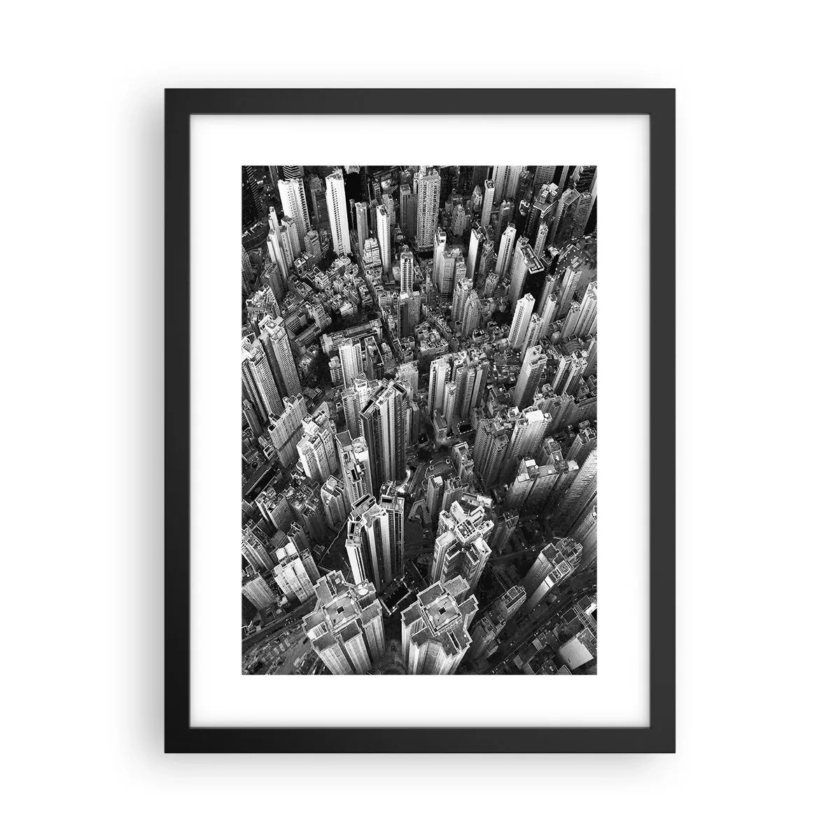 Affiche dans un cadre noir - Poster - Toujours de plus en plus haut - 30x40 cm