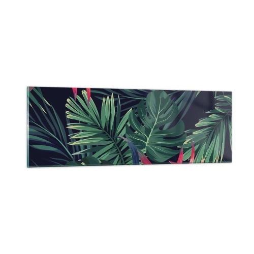 Impression sur verre - Image sur verre - immergé dans la nature - 90x30 cm