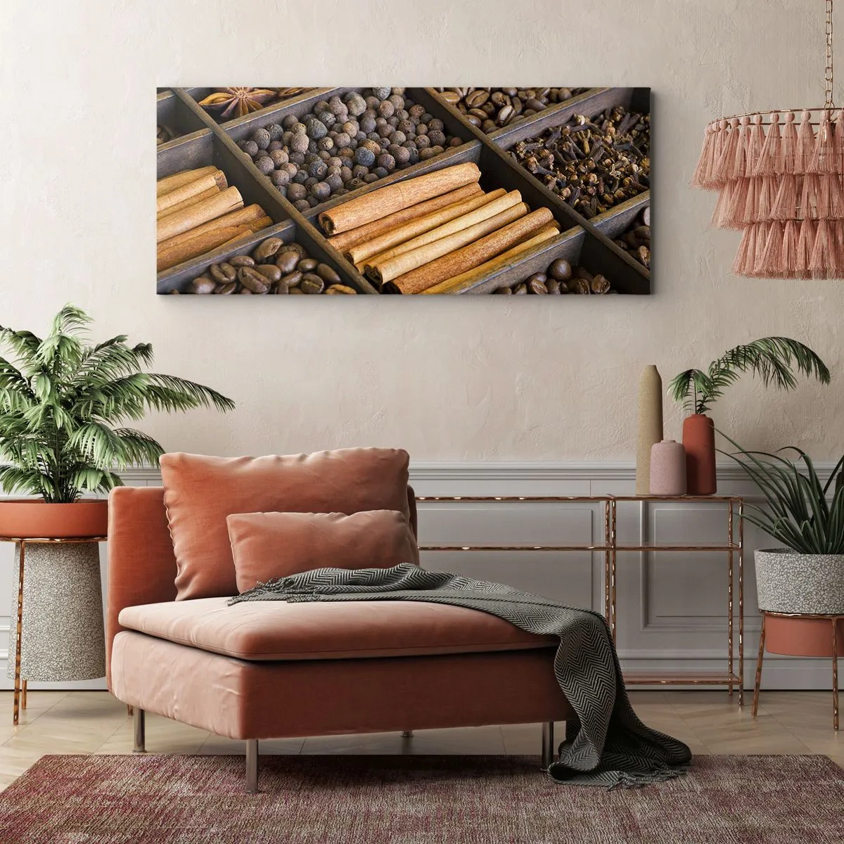Impression sur toile - Image sur toile - Trésor d'arômes - 100x40 cm
