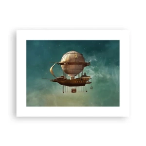 Affiche - Poster - Jules Verne vous salue - 40x30 cm