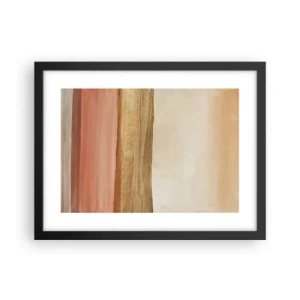 Affiche dans un cadre noir - Poster - Composition verticale - 40x30 cm