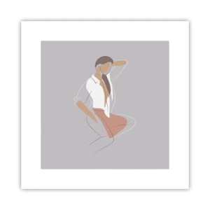 Affiche - Poster - Contour gracieux - 30x30 cm