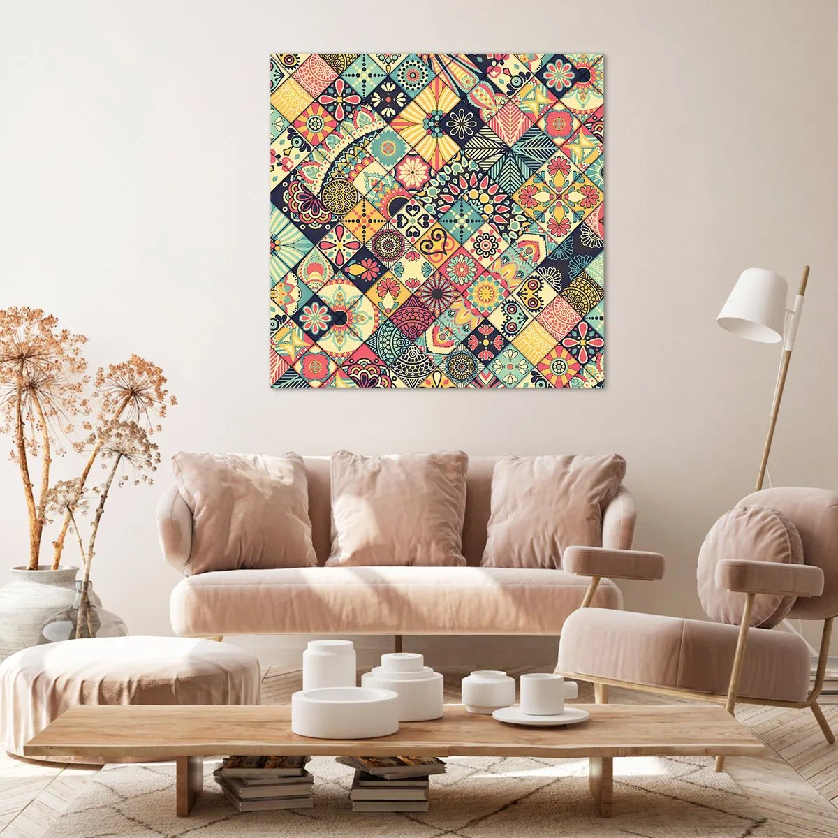 Impression sur toile - Image sur toile - Ambiance marocaine - 30x30 cm