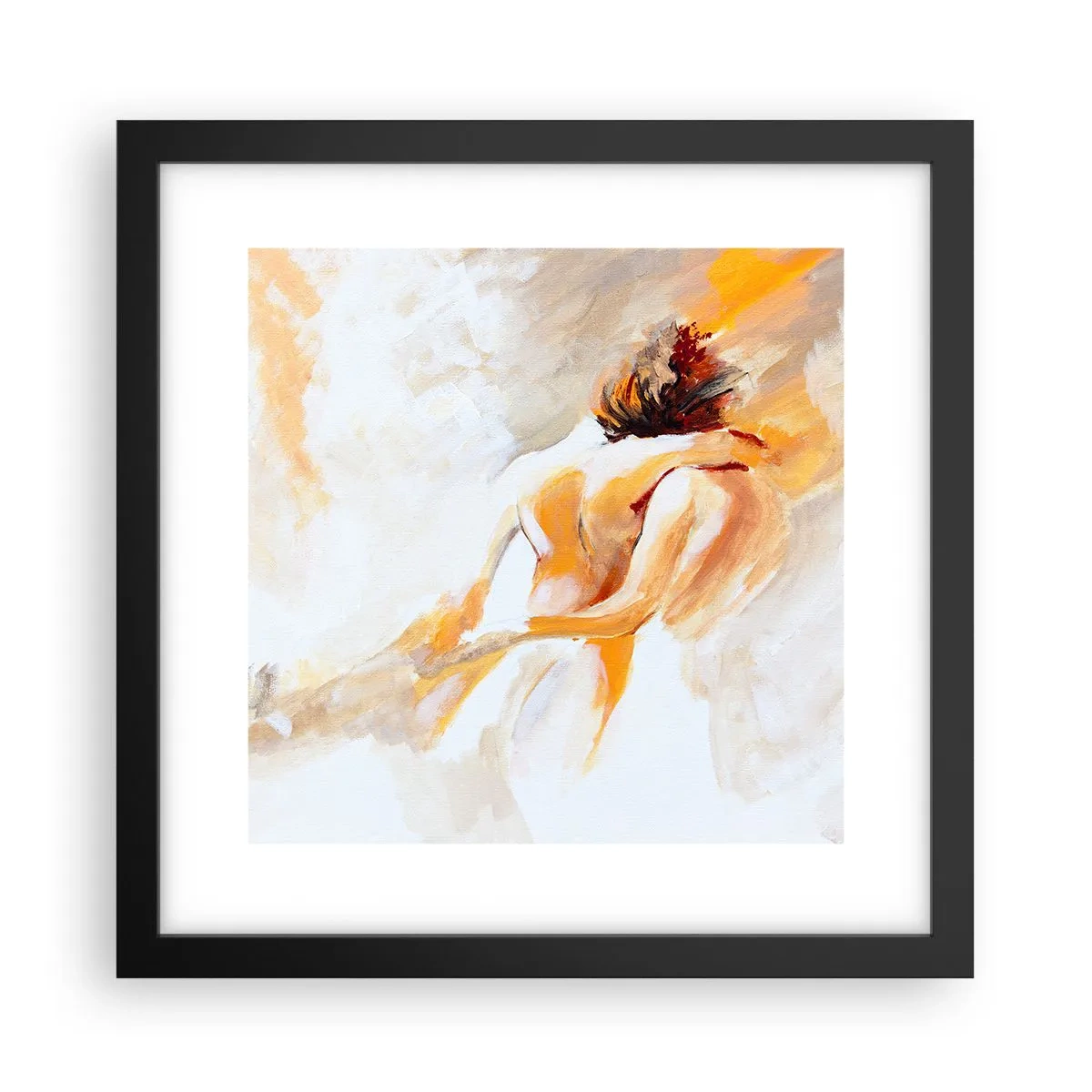 Affiche dans un cadre noir - Poster - Proximité dans le ciel - 30x30 cm