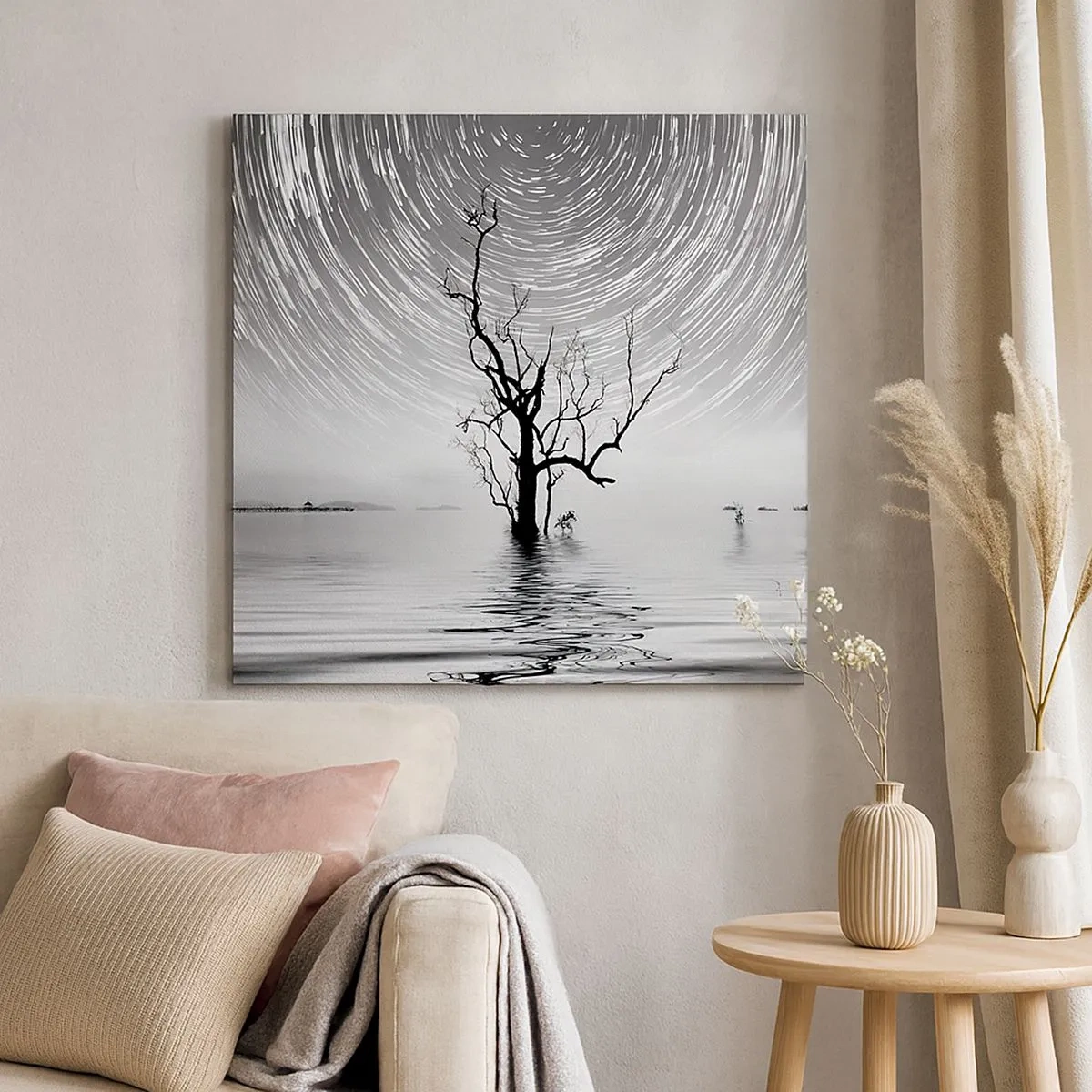 Impression sur toile - Image sur toile - La symphonie de la nature - 30x30 cm