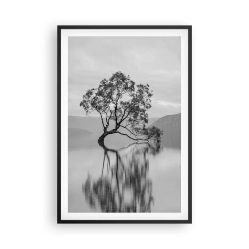 Affiche dans un cadre noir - Poster - Un tel pays existe - 61x91 cm