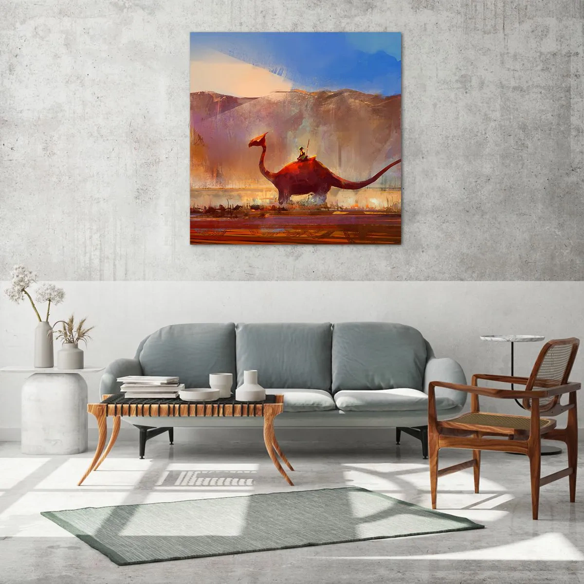 Impression sur verre - Image sur verre - S'ils n'avaient pas disparu - 50x50 cm