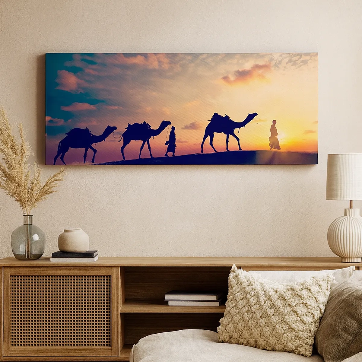 Impression sur toile - Image sur toile - L'esprit mystérieux de l'Orient - 30x30 cm