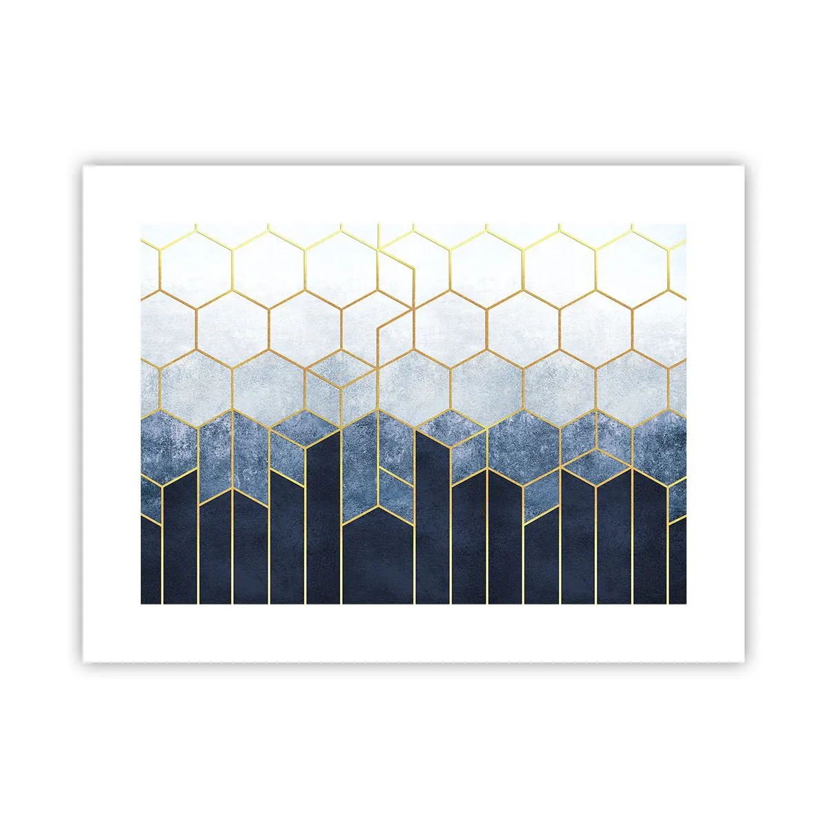 Affiche - Poster - Composition en rythme syncopé - 40x30 cm