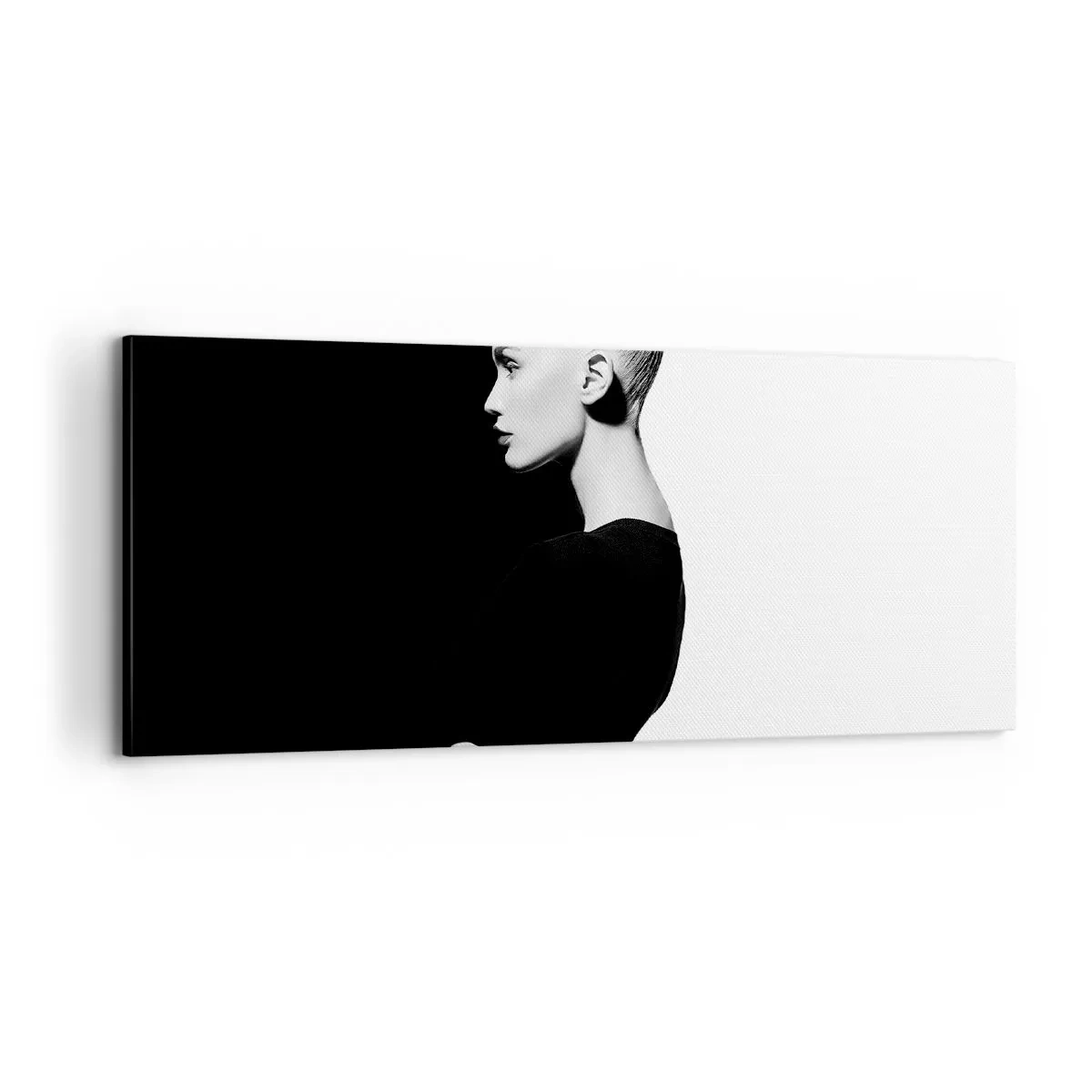Impression sur toile - Image sur toile - Tout simplement une femme - 100x40 cm