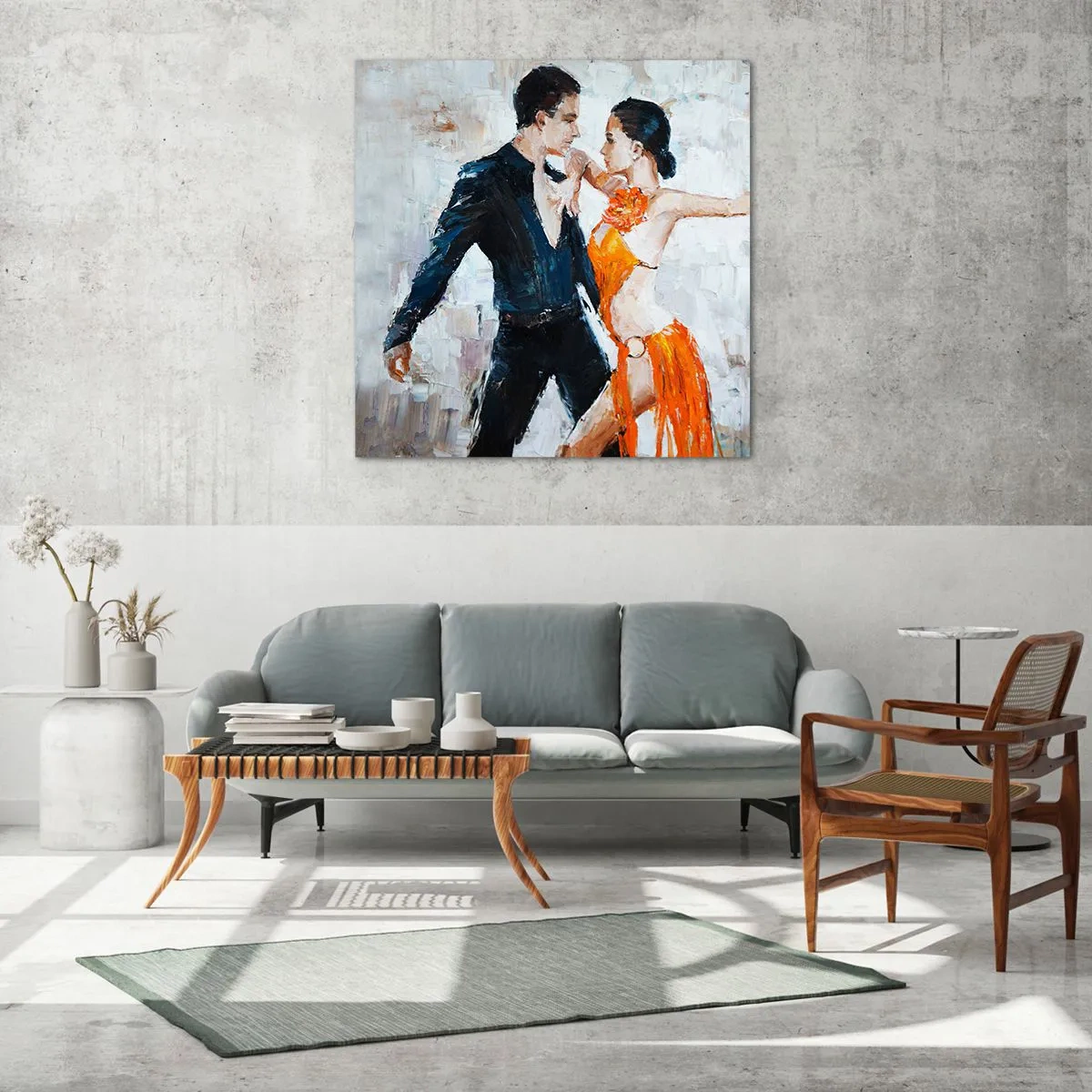 Impression sur verre - Image sur verre - Dirty dancing - 60x60 cm