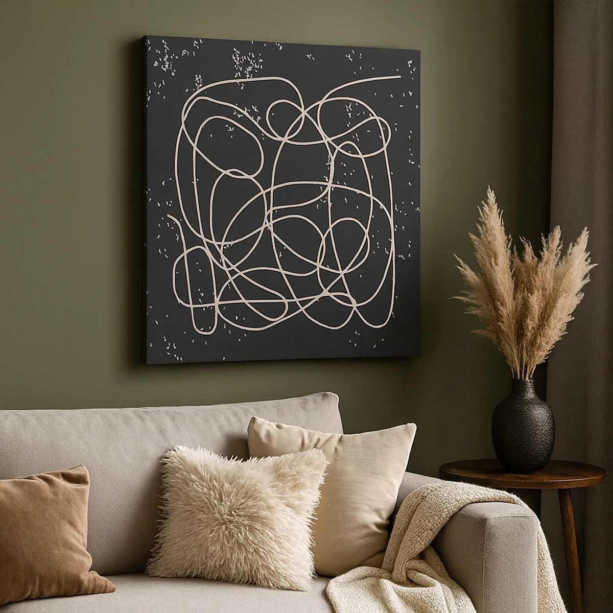 Impression sur toile - Image sur toile - Errance des pensées - 30x30 cm