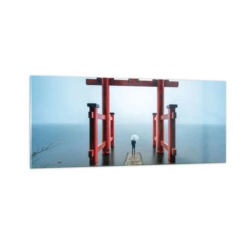 Impression sur verre - Image sur verre - Rêverie japonnaise - 100x40 cm