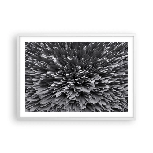 Affiche dans un cadre blanc - Poster - Ça ne peut pas être plus dur que ça - 70x50 cm