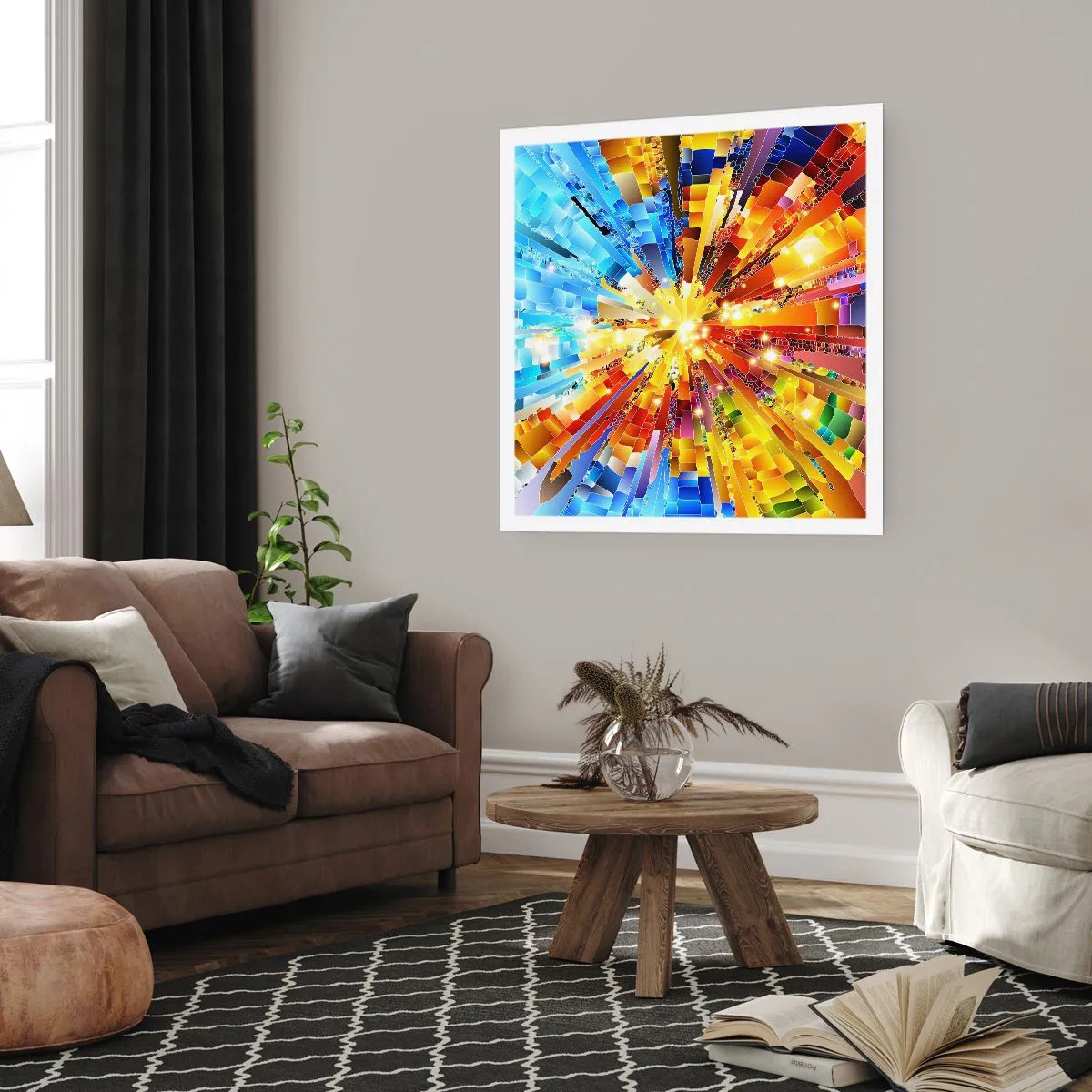 Affiche - Poster - In medias res - 50x50 cm