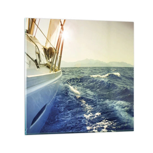 Impression sur verre - Image sur verre - Suite à l'aventure - 40x40 cm