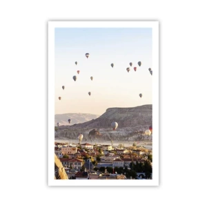 Affiche - Poster - Comme des navires dans le ciel - 61x91 cm