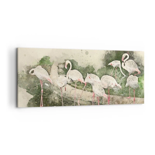 Impression sur toile - Image sur toile - Rêve exotique - 100x40 cm
