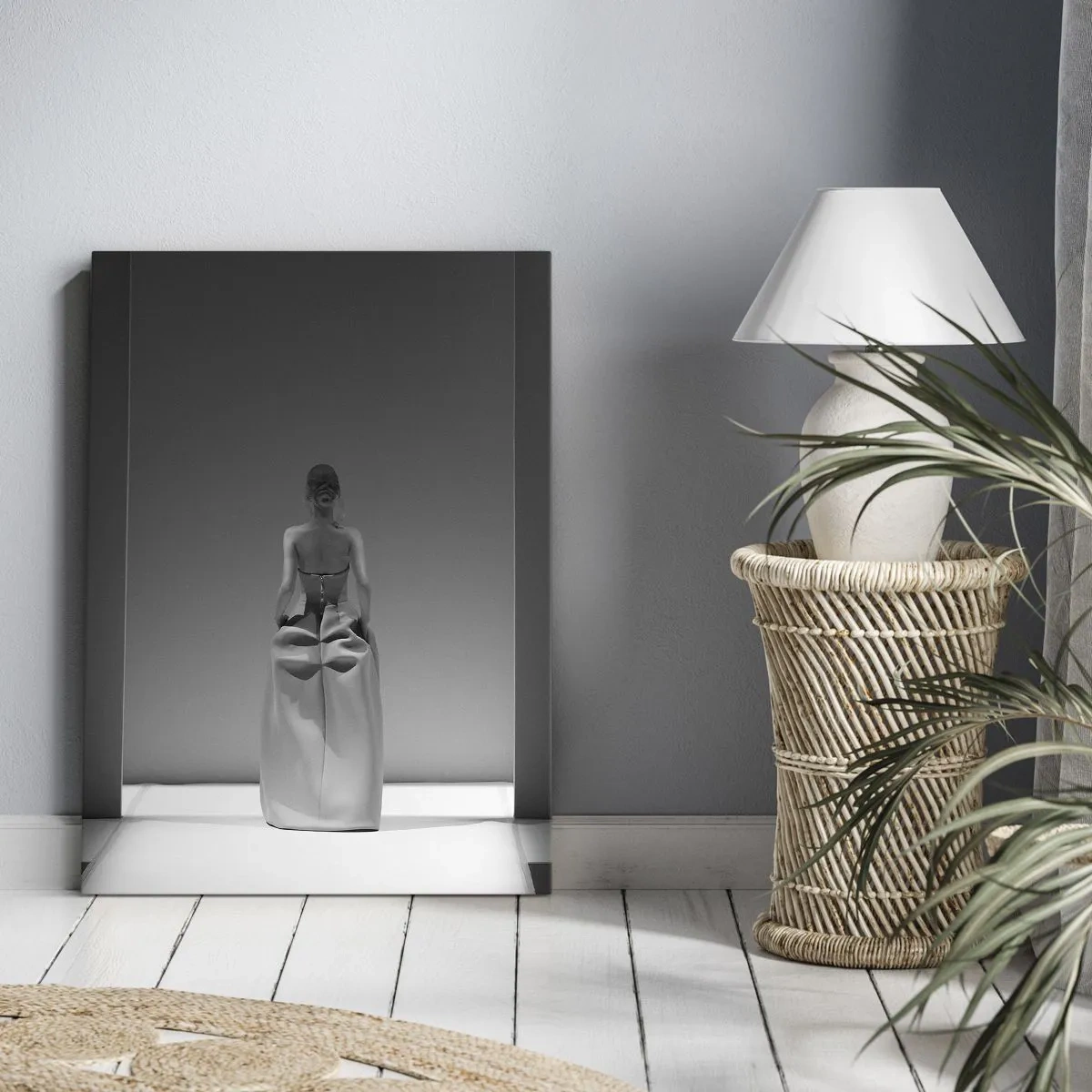 Impression sur toile - Image sur toile - Simplicité raffinée - 65x120 cm