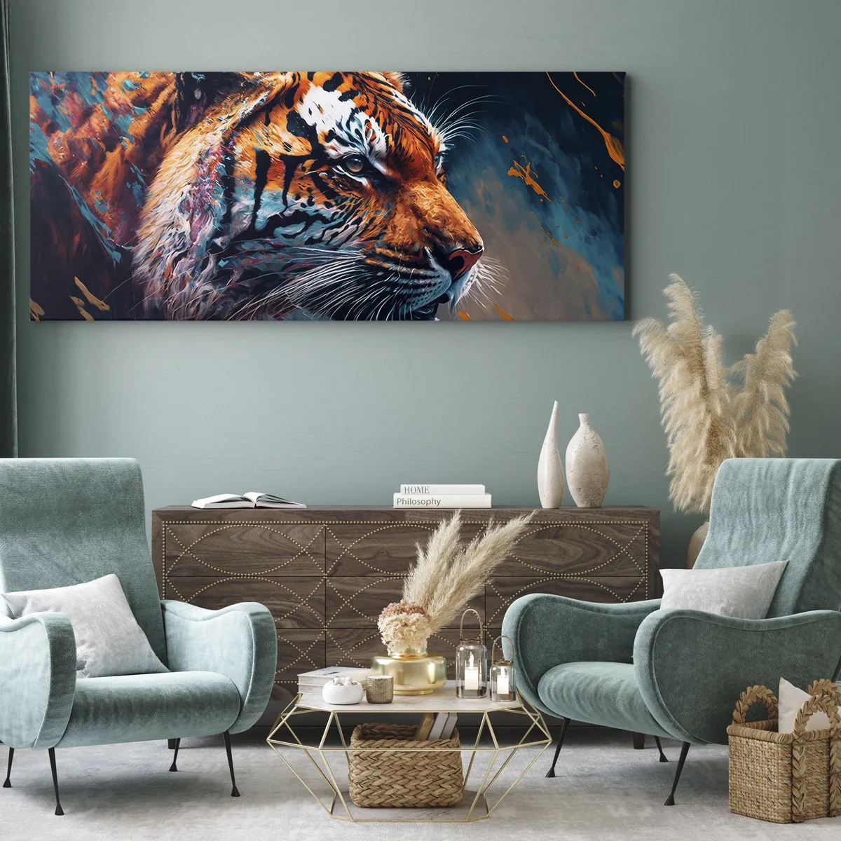 Impression sur toile - Image sur toile - Beauté sauvage - 100x40 cm