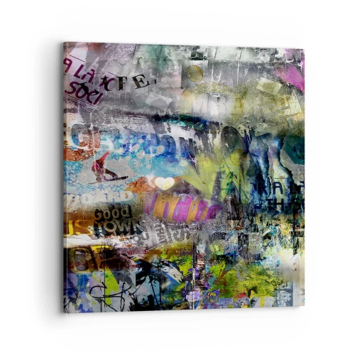 Impression sur toile - Image sur toile - Collage de souvenirs - 70x70 cm