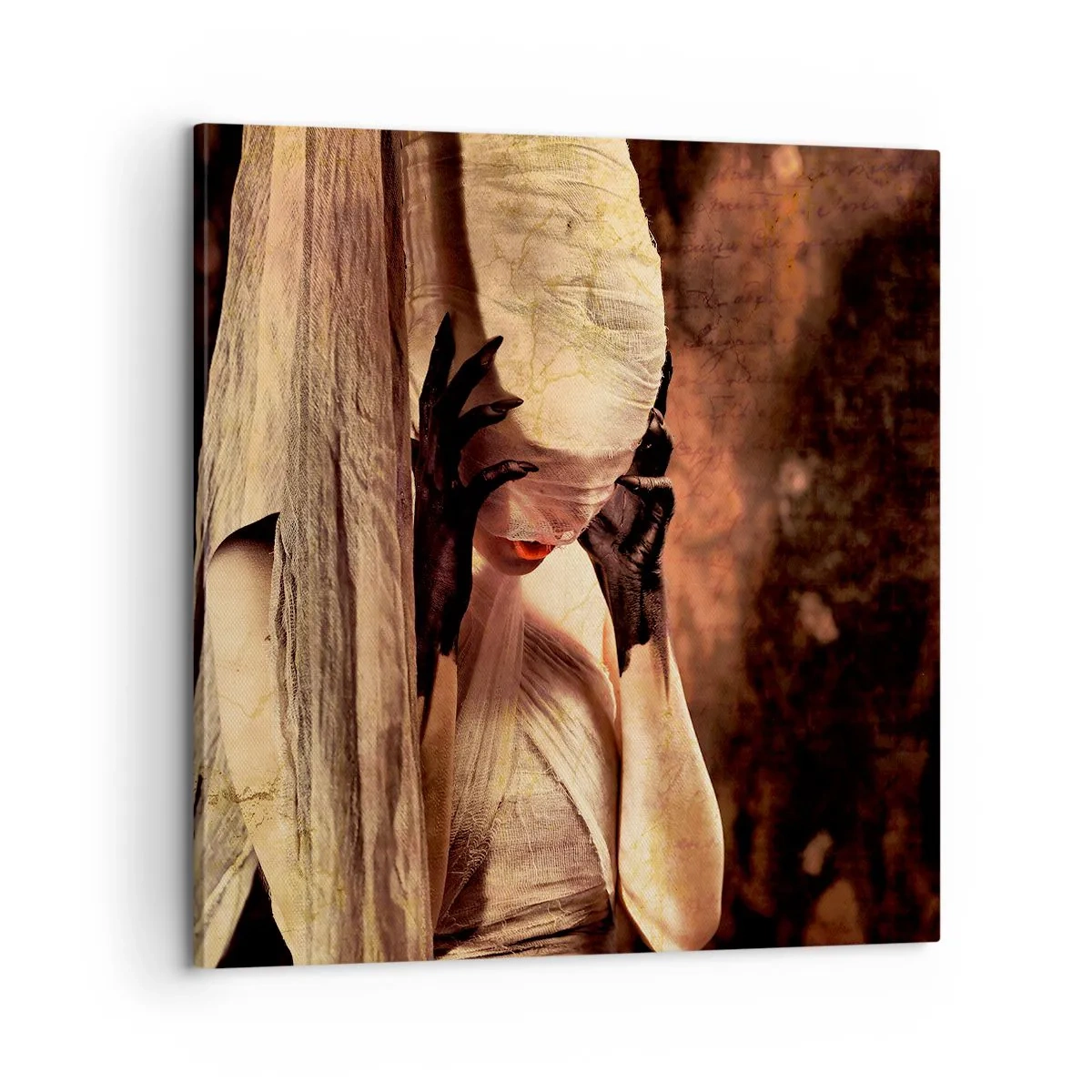 Impression sur toile - Image sur toile - Entre le bon et le mauvais - 60x60 cm