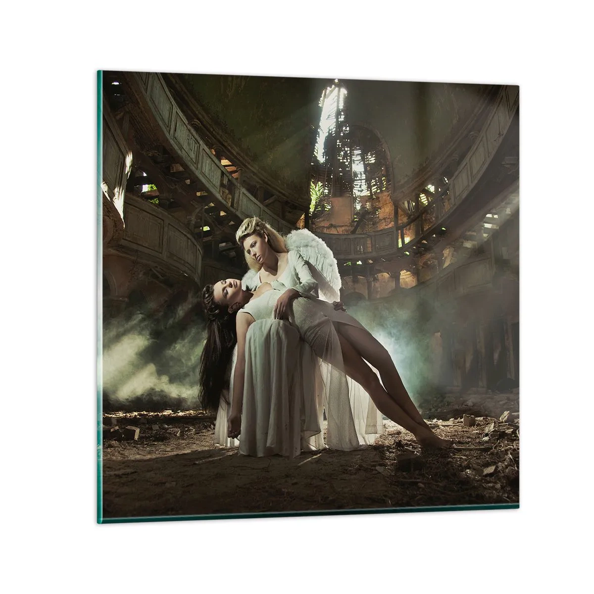 Impression sur verre - Image sur verre - L'esprit du théâtre ancien - 60x60 cm