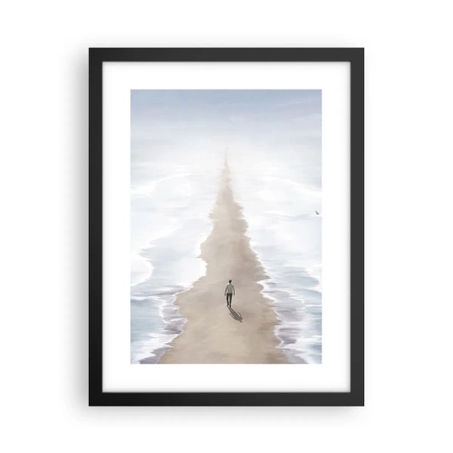 Affiche dans un cadre noir - Poster - Un brillant avenir - 30x40 cm