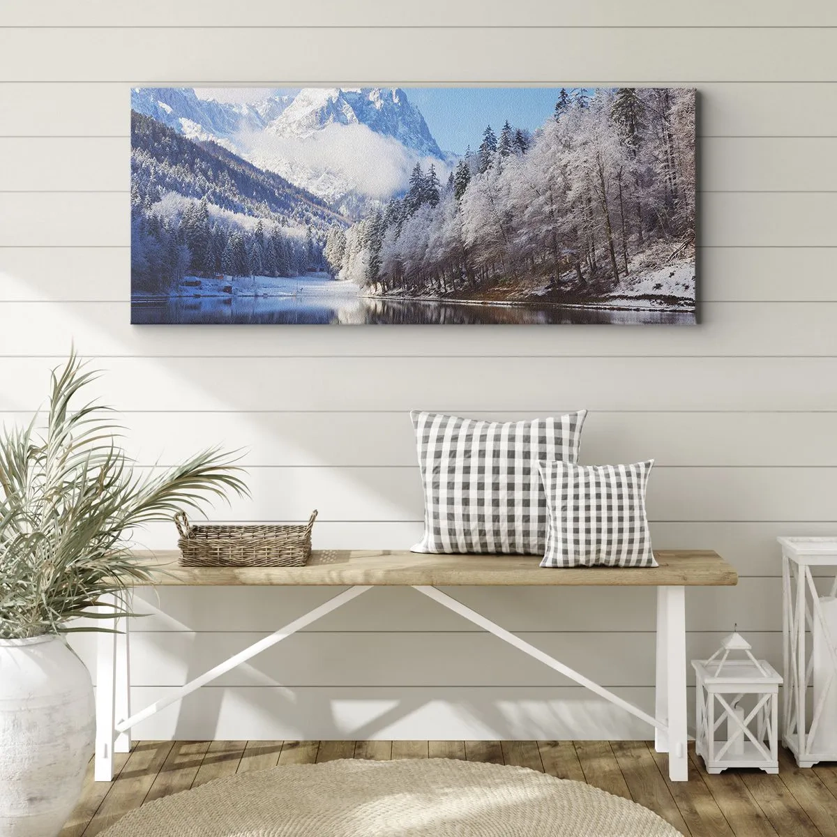Impression sur toile - Image sur toile - Protecteur de la neige - 100x40 cm