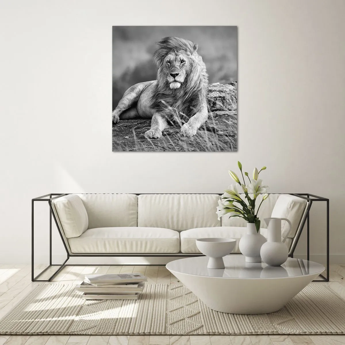 Impression sur verre - Image sur verre - Sieste royale - 30x30 cm