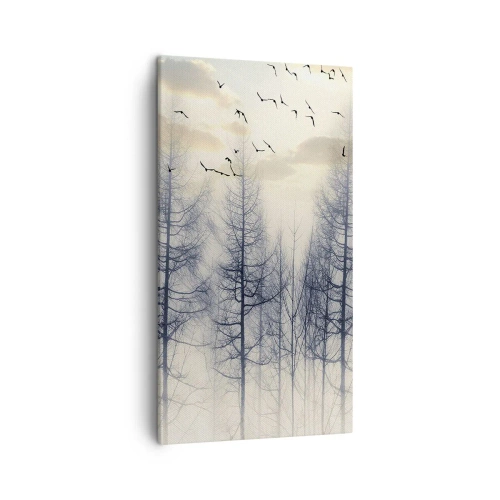 Impression sur toile - Image sur toile - L'âme de la forêt - 45x80 cm