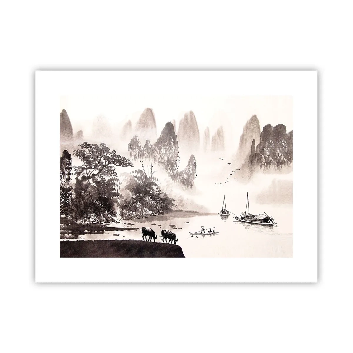 Affiche - Poster - Le quotidien exotique de l'Orient - 40x30 cm