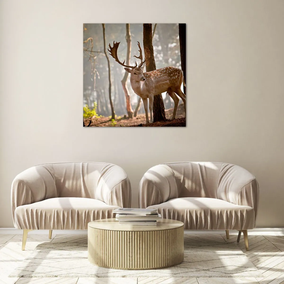 Impression sur verre - Image sur verre - La lumière de la jeunesse - 40x40 cm