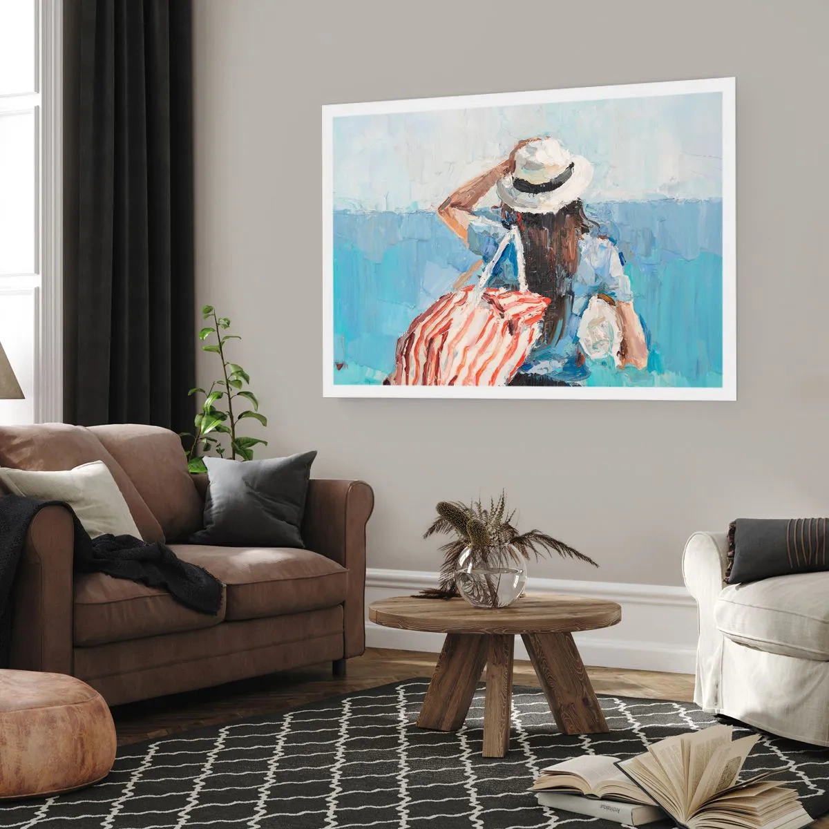 Affiche - Poster - Bienvenue à vos vacances - 50x40 cm