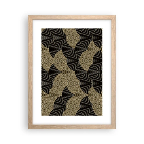 Affiche dans un chêne clair - Poster - Unité dans la multiplicité - 30x40 cm