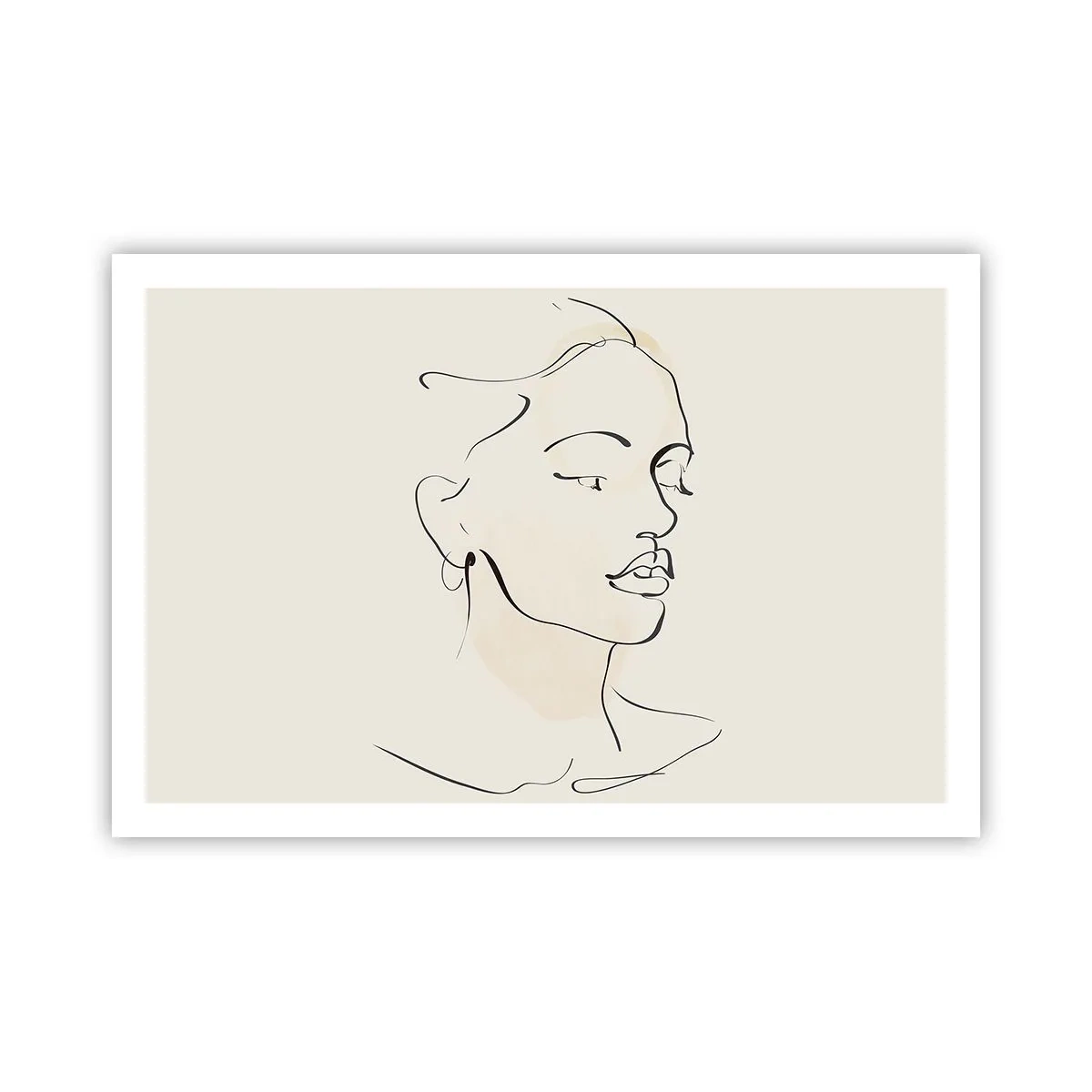 Affiche - Poster - Une ligne certaine - 91x61 cm