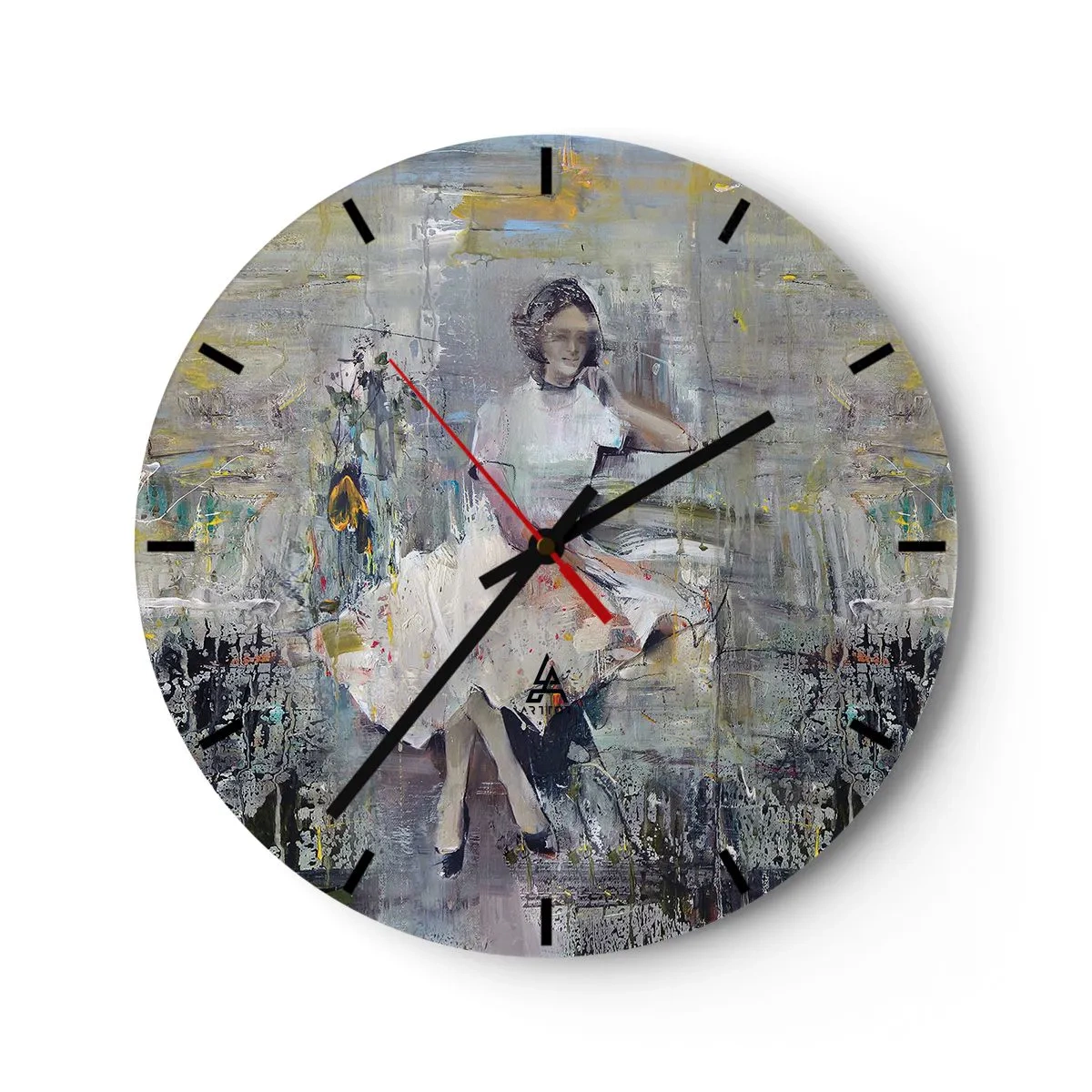 Horloge murale - Pendule murale - Classique et moderne - 40x40 cm
