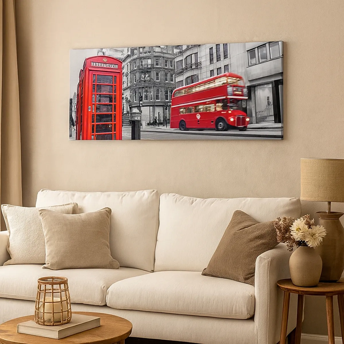 Impression sur toile - Image sur toile - Le plus rouge d'Europe - 30x30 cm